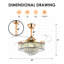 Jadarien Ceiling Fan with LED Lights-590729486