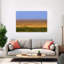 Majestic African Lion Peaceful Serene Abstract Cat Lion Landscape Nature Wall Art Print 1 Piece Wrapped Canvas Wall Art-288510200
