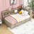 3 Drawers Wood Daybed with Shelves-727620246
