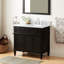 Elmdale 36" Freestanding Mahogany Single Basin Vanity  Rectangular Undermount Sink - 8" Faucet Holes-1673573853
