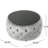 Charming Button- Smoke Velvet With Tempered Glass, 30" W X D 14.76" H, Color Option Luxury Modern , Button Glass Top, 30X30x14.76 Inches,
