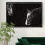 «Cowboy Scratchboard III» - Cadre photo, impression sur toile-1407957941-1407957938