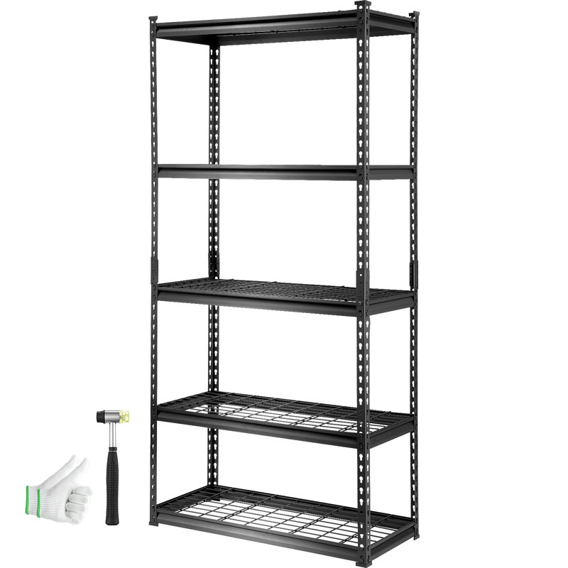Étagère réglable en hauteur Mariany Steel, H 72 po x l 36 po x P 16 po