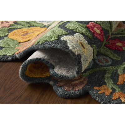 Rifle Paper Company x Loloi Edith Navy / Multi  Area Rug