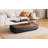 Modern Rectangular LED Lights Coffee Table With 2 Drawers-1618402580