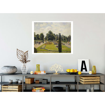 «Kew Gardens the Path to the Main Greenhouse» par Camille Pissarro - Impression giclée