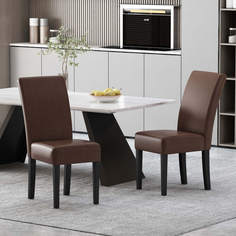 Chaise de salle à manger Homan, 1, Noir