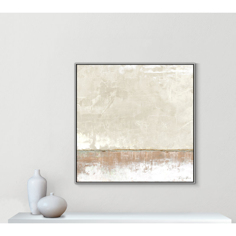 Delevan Better Days 2 - Floater Frame Print on Canvas, 46.5" H x 46.5" W, Silver