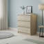 70 cm W Chest of 3 Drawers-1349160688