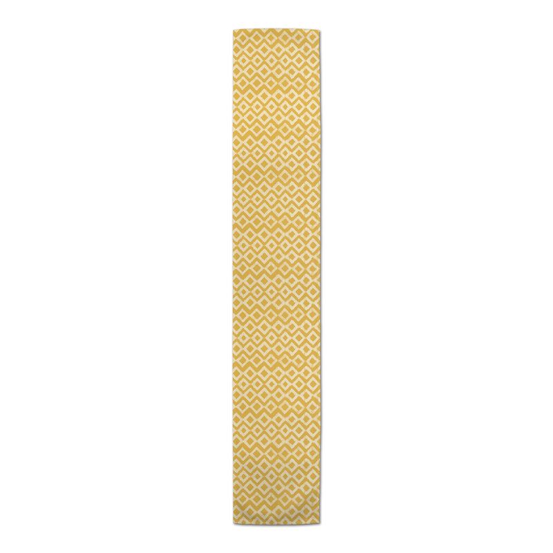 Linges de table Fiorillo, 90 po x 16 po, Jaune