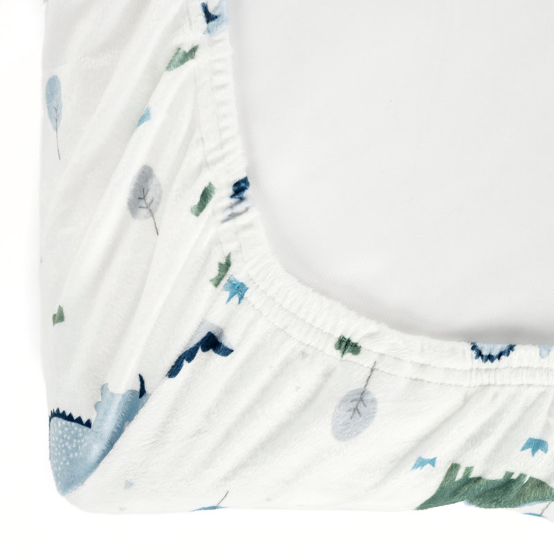 Housse de matelas à langer moelleux et moelleux Dinosaurs
