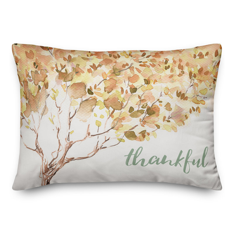  Coussin «Thankful Fall Tree»