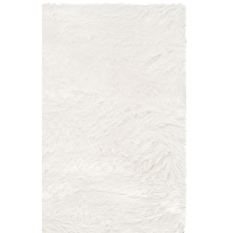 Tapis ivoire touffeté à la main Martinette, Rectangle 2 pi x 3 pi