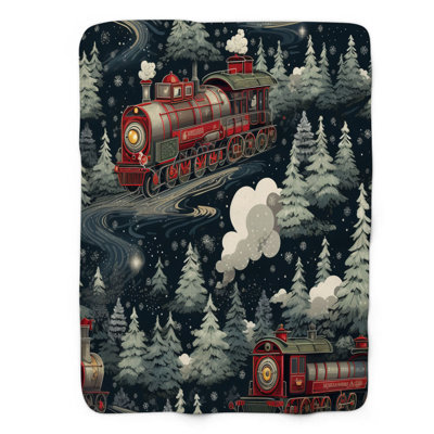 Train arctique - couverture de qualité supérieure 1 pièce
