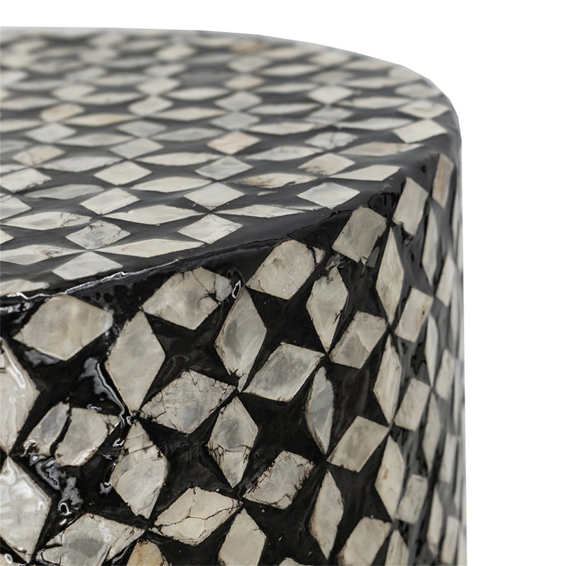 Tabouret d'appoint Capiz D14x20