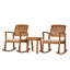 Brizio Acacia 3-Piece Conversation Set with Cushions
