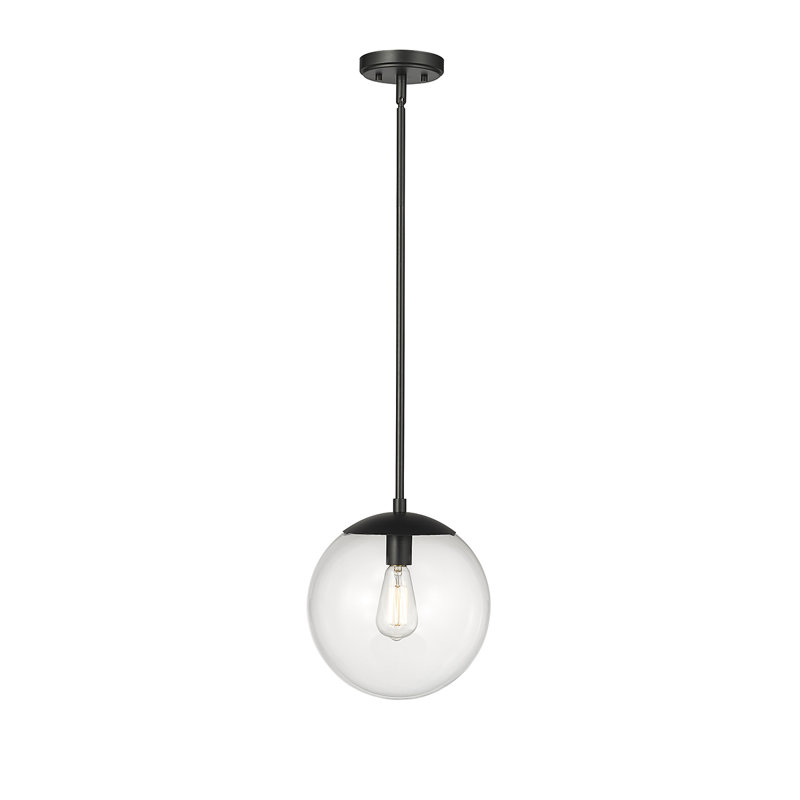 Garla 1 - Light Single Pendant, Black