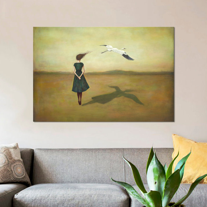 «Escapism» par Duy Huynh - reproduction d'art sur toile tendue, H 12 po x l 18 po x P 1,5 po, Toile tendue, Pas de tapis