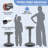 Manahil Adjustable Height Ergonomic Active Stool-443803207