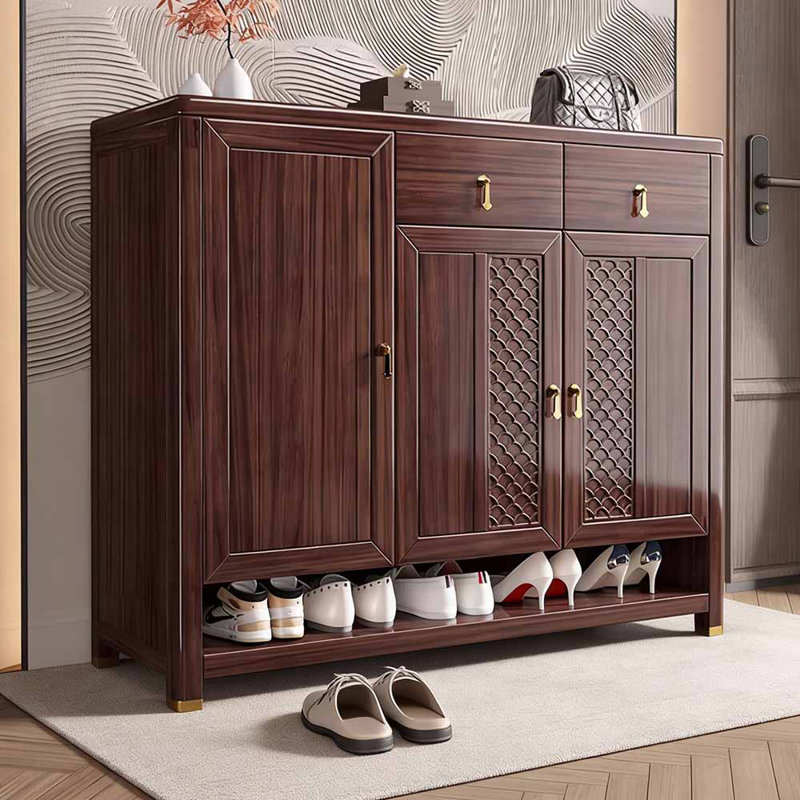 Armoire à chaussures à l'épreuve de la poussière de style chinois