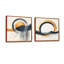 Abstrait gris et jaune, lever de vie I - formes abstraites - art mural moderne, ensemble de 2 pièces-1279772008-1279772010-1279772015