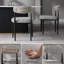 Chaises de salle à manger rembourrées Boucle-293590834-306608594
