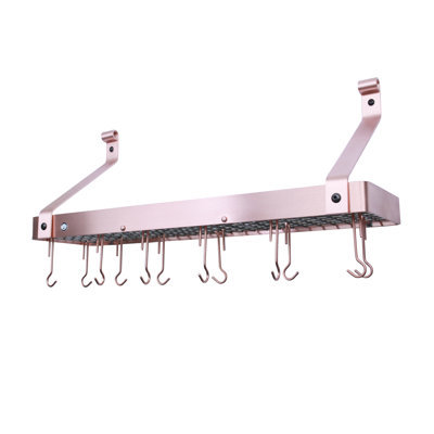 Handcrafted Gourmet Wall Mounted Pot Rack