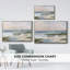 «Soft Morning Sea», reproduction sur toile avec cadre flottant-94358913-94358918