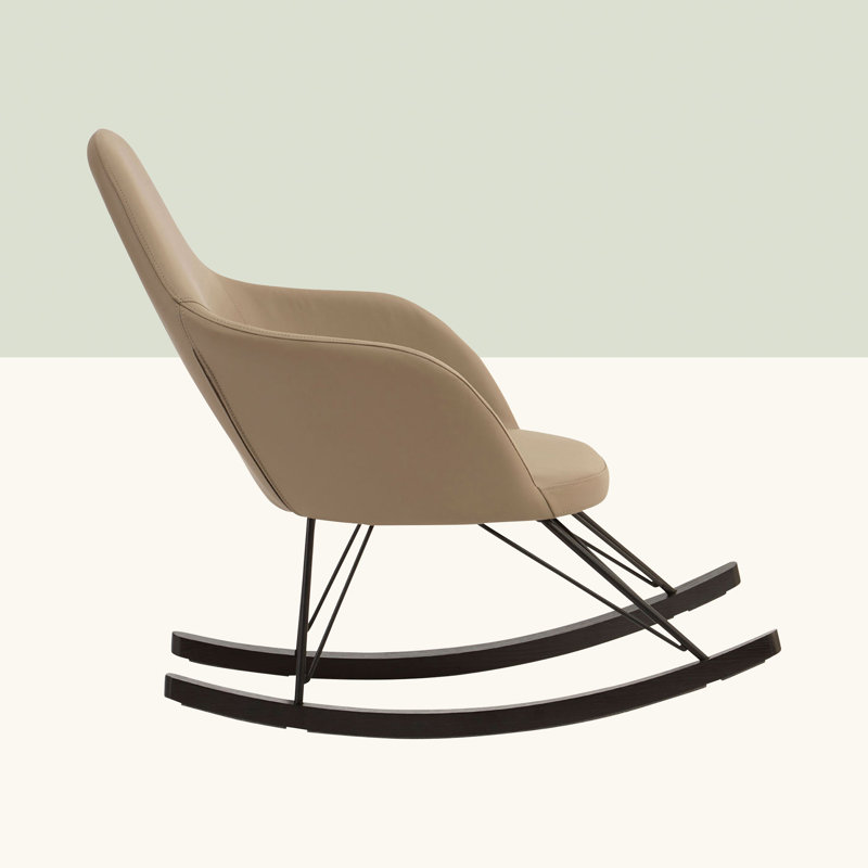 Chambers Upholstered Rocking Chair, Beige