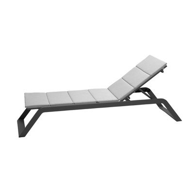 Siesta 80.8” Long Reclining Single Chaise with Cushions