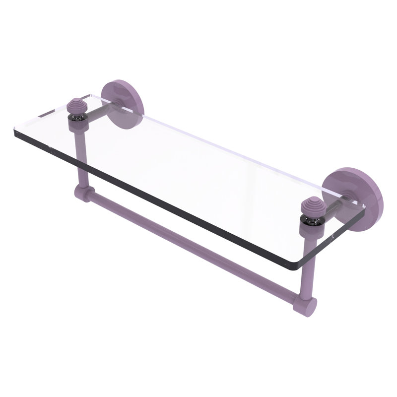 Southbeach with Towel Bar, 5" H x 16" W x 5" D, Lavender