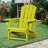 Two in a set  Adirondack Chair with Cup Holder All-Weather Reclining Chair for Patio Deck Backyard and Poolside-114222262
