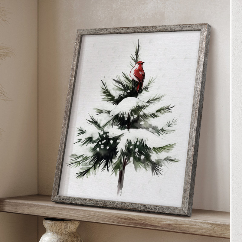 «Christmas Holiday Art» CDXXII encadré, impression - bois massif, H 11 po x l 9 po