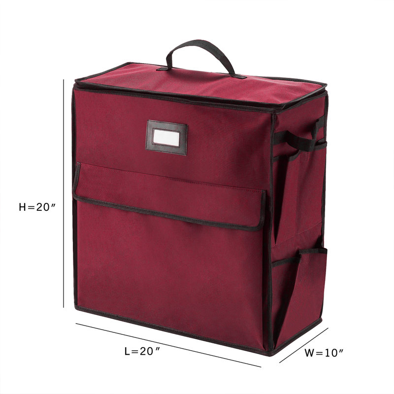  Centre de rangement pour papier d'emballage, Rouge