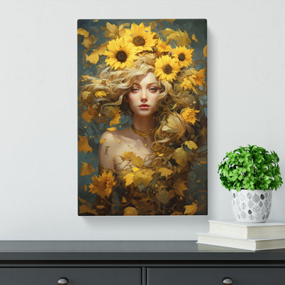 Sunflower Victorian - Print