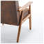 Fauteuil d'appoint en microfibre de bois massif l 30,5 po x P 25,38 po x H 33 po Avery-129619125-129619127
