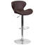 Tabouret de bar réglable en vinyle Guajardo-33309686