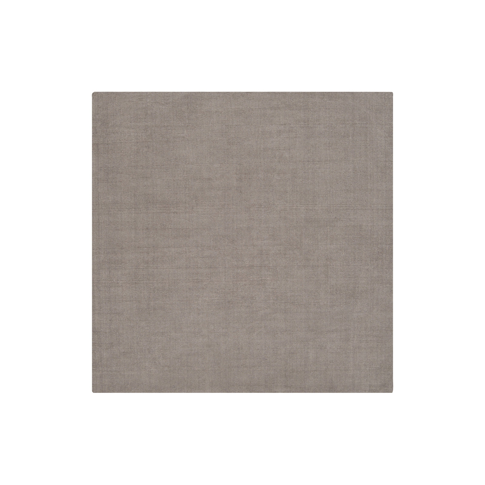 Crowe Hand Loomed Wool Dark Gray Performance  Area Rug, Square 8'