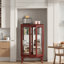 Vitrine avec 2 portes en verre trempé, tablettes réglables et éclairage DEL-61738111