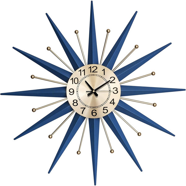 Ron Trading Metal Wall Clock | Wayfair