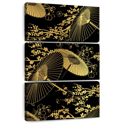 Kerner Golden Oriental Umbrellas