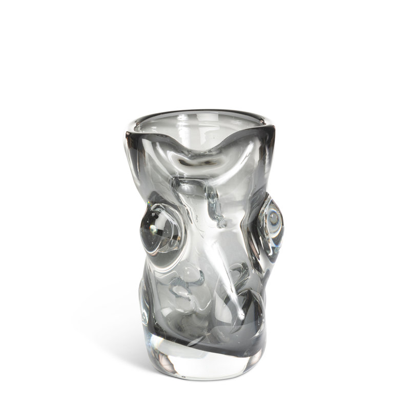 Vase en verre Serenity, fumée, petit