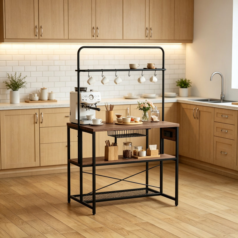 107 cm W Kitchen Island with