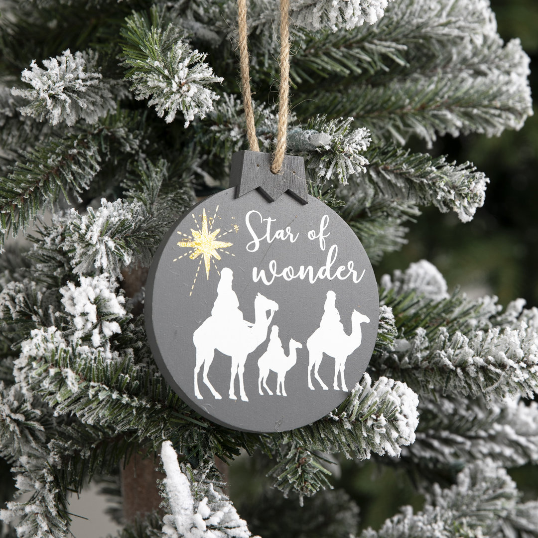 Star of Wonder Sign Holiday Shaped Ornament The Holiday Aisle®
