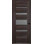 Porte battante intérieure simple en bois manufacturé et en verre givré Avon 07-03 DIY-FRIENDLY