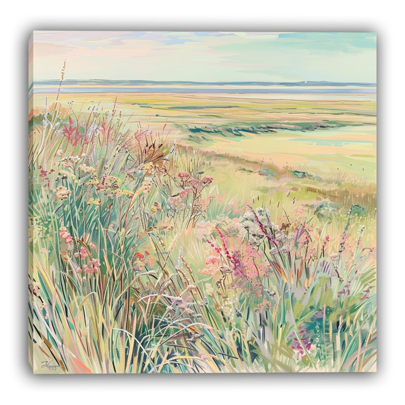 Art mural sur toile tendue Quiet, L 40 po x H 40 po x P 1,5 po