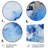 Blue Sapphire Sphere - Stone Geode Metal Wall Art-1988200277