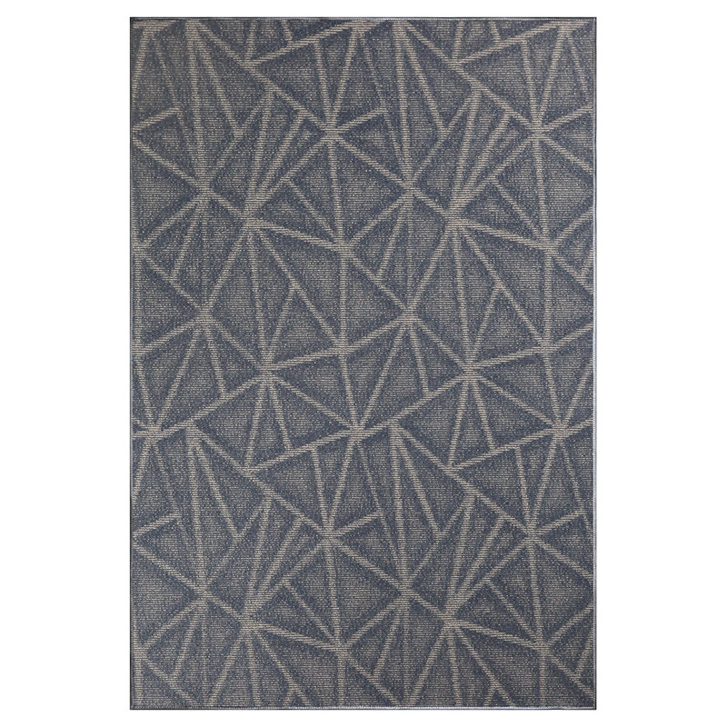 Tapis bleu marine Deyoung, Rectangle 5 pi x 10 pi
