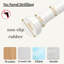 72cm Straight Shower Curtain Pole & Hook Set-123949834