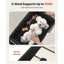 Lit superposé pliable pour chien avec roulettes et sacs latéraux L